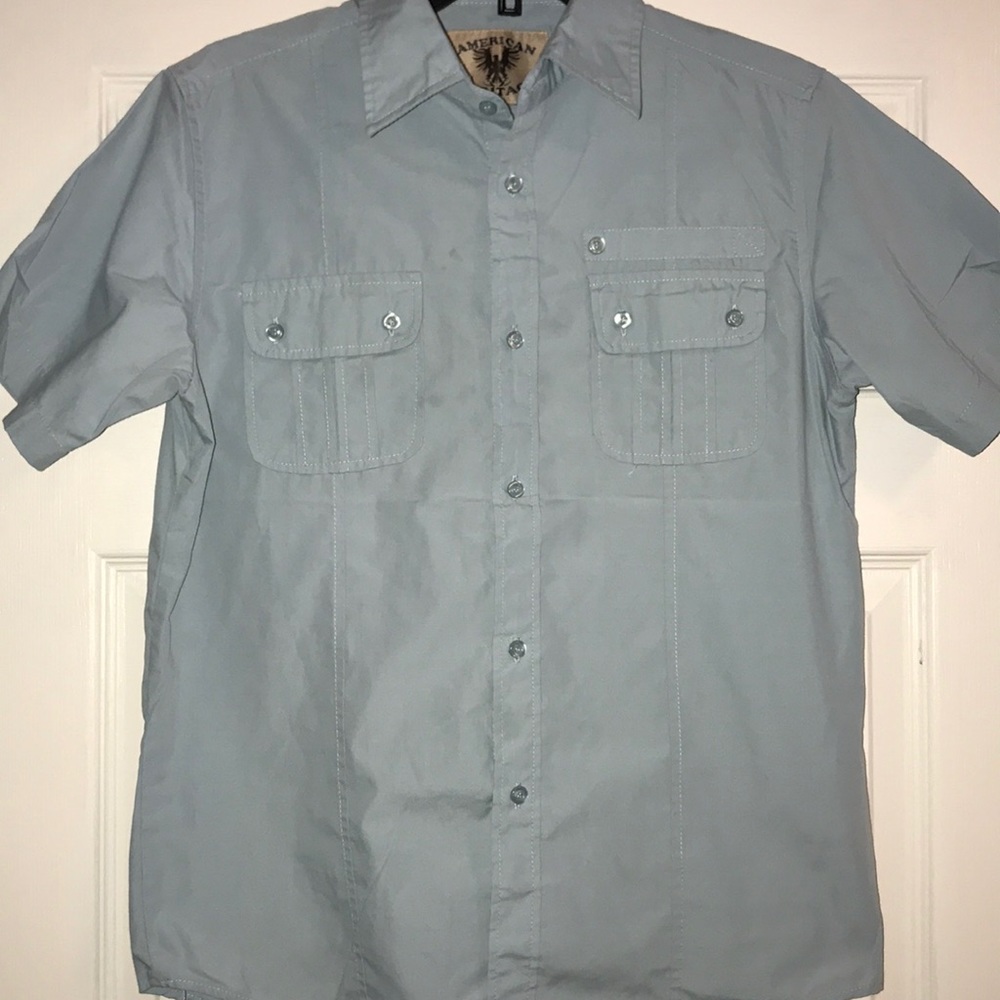 American heritage boys short sleeve shirt